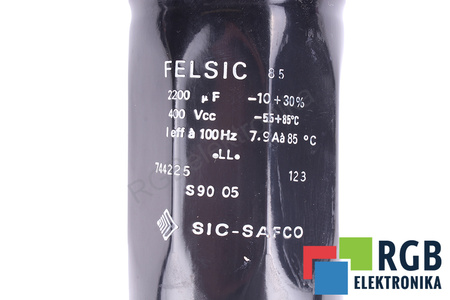 CONDENSATEUR 2200UF 400V SIC-SAFCO FELSIC