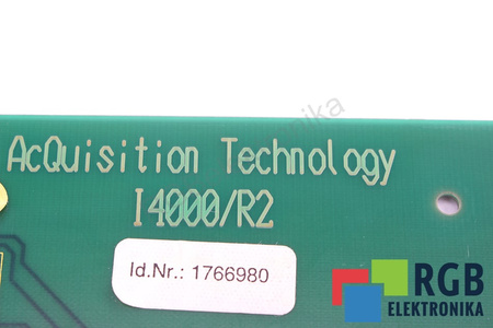 I4000 ACQUISITION TECHNOLOGY ID.NR. 1766980