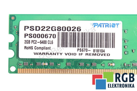 PSD22G80026 PATRIOT 2GB