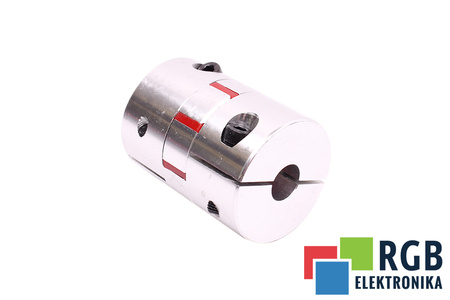 YH10-65-19-19-90 D=65MM D1/ D2=19/19MM L=90MM ALUMINIUM ACCOUPLEMENT ÉLASTIQUE A MÂCHOIRES