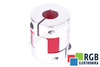 YH10-25-6-10-30 D=25MM D1/ D2=6/10MM L=30MM ALUMINIUM ACCOUPLEMENT ÉLASTIQUE A MÂCHOIRES