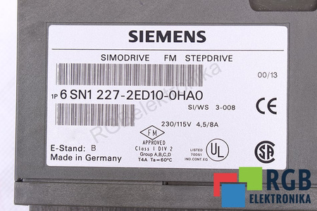 6SN1227-2ED10-0HA0 SIEMENS SIMATIC FM STEPDRIVE