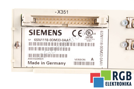 6SN1118-0DM33-0AA1 SIEMENS VERSION A SIMODRIVE 611