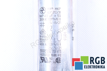 CONDENSATEUR MAB MKP 40/321I/36 40UF, 280V