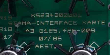 KS234300001 A3 G123.426-009 INTERFACE KARTE STAMA