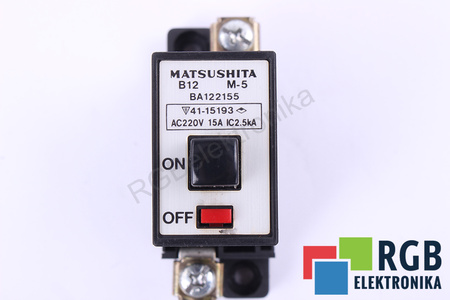 BA122155 MATSUSHITA B12 M-5 SECTIONNEUR