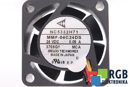 MMF-04C24DS MELCO TECHNOREX NC5332H71 40X40X15MM, 24V, 0.09A VENTILATEUR