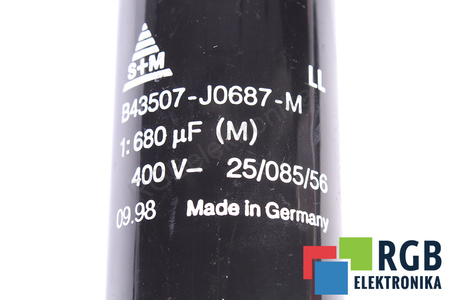 CONDENSATEUR B43507-J0687-M S+M 680UF, 400V