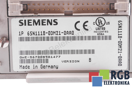 6SN1118-0DM21-0AA0 SIEMENS SIMODRIVE 611-D VERSION B