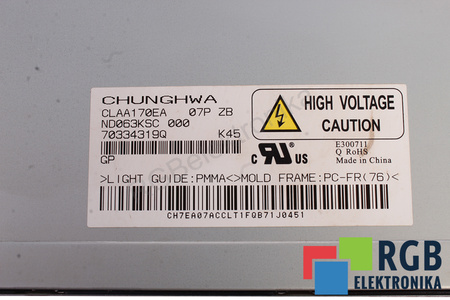 CLAA170EA07 CHUNGHWA 17" MATRICE LCD