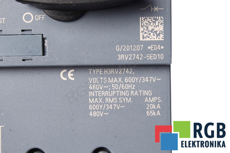 3RV2742-5ED10 SIEMENS SIRIUS SECTIONNEUR