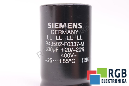 CONDENSATEUR B43502-F0337-M SIEMENS 330UF, 400V