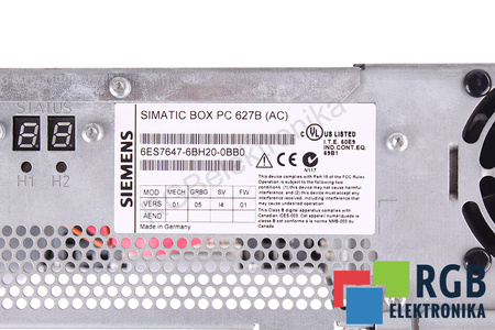6ES7647-6BH20-0BB0 SIEMENS SIMATIC BOX PC 627B