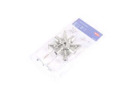 CLÉS MULTIFONCTIONS POUR ARMOIRES ÉLECTRIQUES POUR TOUS LES TABLEAUX ÉLECTRIQUES STANDARD ET SYSTÈMES DE FERMETURE 001101 KNIPEX 00 11 01 92X85X23MM