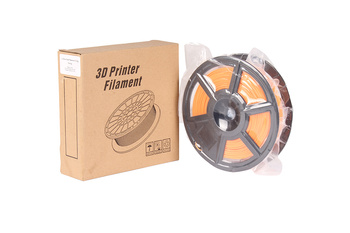 1,75MM PEARL FILAMENT 0.5KG ORANGE FLASHFORGE DIMENSION EXTÉRIEURE DE LA BOBINE 180MM, DIMENSION INTÉRIEURE DE LA BOBINE 50MM, LARGEUR DE LA BOBINE 45MM