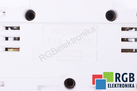 SUPPORT DE FUSIBLE 63A 400V WOHNER