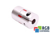 YH10-46-16-16-70 D=46MM D1= D2=16MM L=70MM ALUMINIUM ACCOUPLEMENT ÉLASTIQUE A MÂCHOIRES