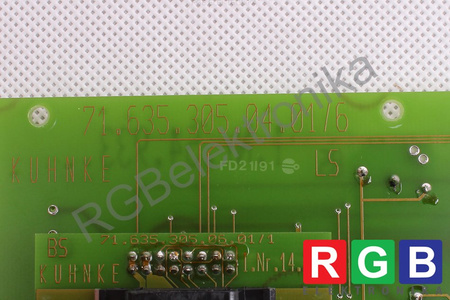 71.635.305.04.01/6 KUHNKE ENERGIETECHNIK CLAVIER