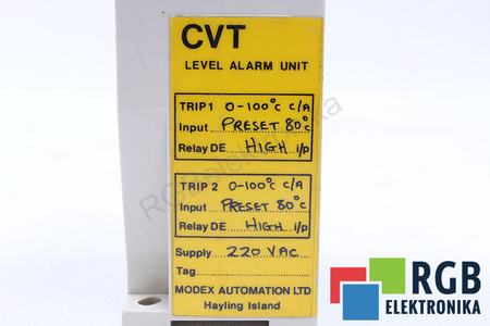 CVT500-2 MODEX AUTOMATION RELAIS DE SURVEILLANCE