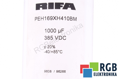 CONDENSATEUR PEH169XH410BM RIFA 1000UF, 385V