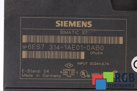 6ES7314-1AE01-0AB0 SIEMENS CPU 314 SIMATIC S7-300