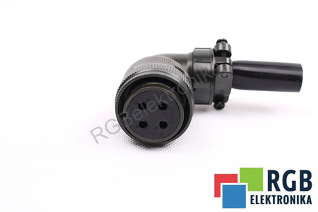FICHE FEMELLE COUDÉE A06B-6079-K815#E POUR SERVOVARIATEURS ALPHA IS / ALPHA IF FANUC 4 PIN REMPLACEMENT