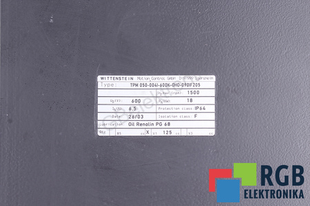 TPM050-004I-600K-OH0-090IF205 WITTENSTEIN MOTION CONTROL STATOR