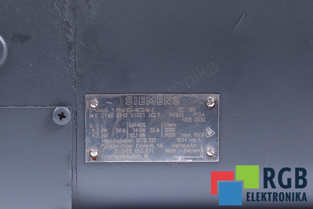 1PH6105-4CG46-Z Z: G98 K03 K31 SIEMENS AC MAIN SPINDLE MOTOR 1PH6
