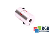 YH10-30-8-8-50 D=30MM D1/D2=8/8MM L=50MM ALUMINIUM ACCOUPLEMENT ÉLASTIQUE A MÂCHOIRES