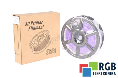1,75MM PEARL FILAMENT 0.5KG PURPLE FLASHFORGE DIMENSION EXTÉRIEURE DE LA BOBINE 180MM, DIMENSION INTÉRIEURE DE LA BOBINE 50MM, LARGEUR DE LA BOBINE 45MM