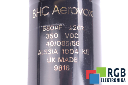 CONDENSATEUR ALS31A1004KE AEROVOX 680UF, 350V
