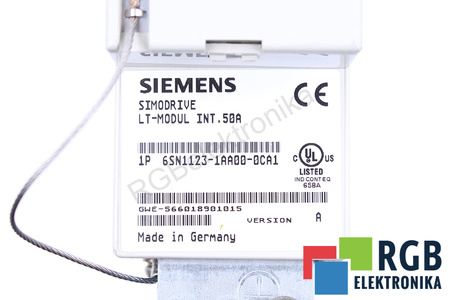 6SN1123-1AA00-0CA1 SIEMENS SIMODRIVE 611 VERSION A LT-MODUL INT.50A