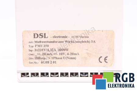 PMU350 DSL ELECTRONIC 3X231V/4.32A