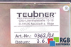 0362/01 TEUBNER CLAVIER