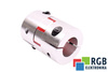 YH10-65-35-35-90 D=65MM D1=D2=35MM L=90MM ALUMINIUM ACCOUPLEMENT ÉLASTIQUE A MÂCHOIRES