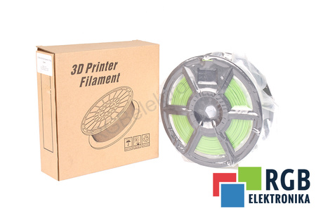 1,75MM HS PLA FILAMENT 0.5KG GREEN FLASHFORGE DIMENSION EXTÉRIEURE DE LA BOBINE 180MM, DIMENSION INTÉRIEURE DE LA BOBINE 50MM, LARGEUR DE LA BOBINE 45MM