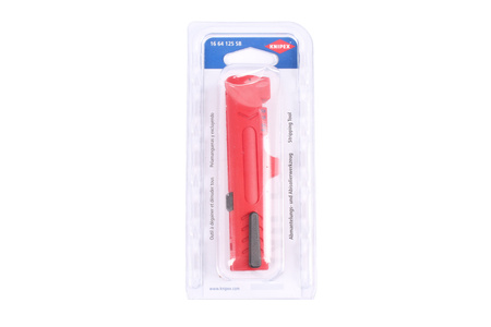 OUTIL A DÉNUDER POUR CÂBLES PLATS ET RONDS 1664125SB KNIPEX 16 64 125 SB 4-13MM 125X88X32MM