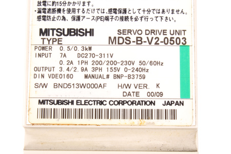 MDS-B-V2-0503 MITSUBISHI ELECTRIC