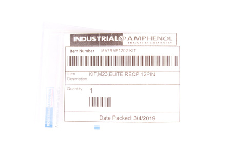 PRISE MA7RAE1202-KIT INDUSTRIAL APHENOL 12PIN