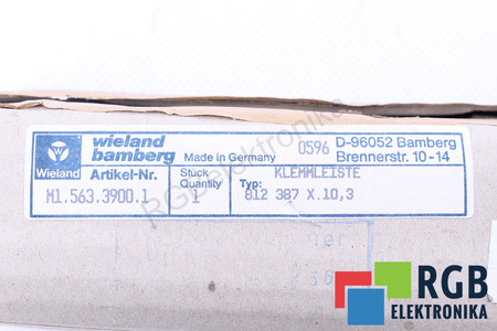 BORNIER 812387X.10.3 WIELAND M1.563.3900.1