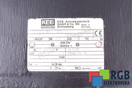 G3.2AIECA200/A00 KEB I=6.25 RÉDUCTEUR