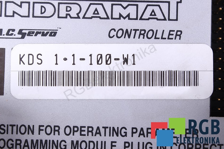 KDS1.1-100-W1 INDRAMAT AC SERVO CONTROLLER