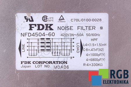 NFD4504-60 FDK C70L-0100-00028 FILTRE