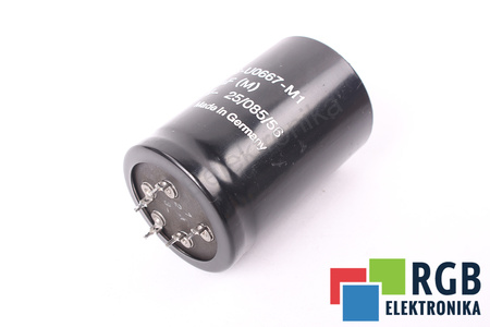 CONDENSATEUR B43306-U0667-M1 S+M 25/085/56 660UF, 400VDC