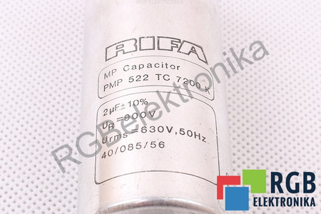 CONDENSATEUR PMP522TC7200K RIFA 2UF, UR=900V, URMS=630V