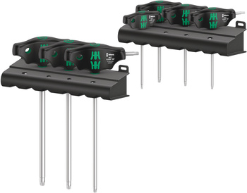 JEU DE TOURNEVIS TORX A MANCHE EN T AVEC FONCTION DE RETENUE, 7 PIECES 05023452001 WERA 467/7 TORX HF SET 1
