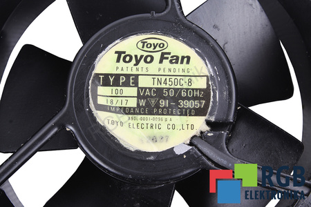 TN450C-8 TOYO 100VAC 18/17W VENTILATEUR