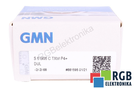 S61906CTXMP4+DUL GMN ROULEMENT A BILLES A CONTACT OBLIQUE