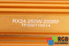 RÉSISTANCE AHP250W-200RF SR PASSIVES 200R 250KW, 200OHM