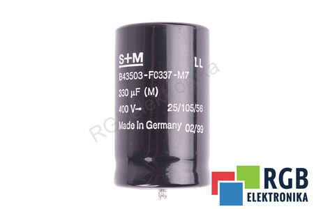 CONDENSATEUR B43503-F0337-M7 S+M 330UF, 400V